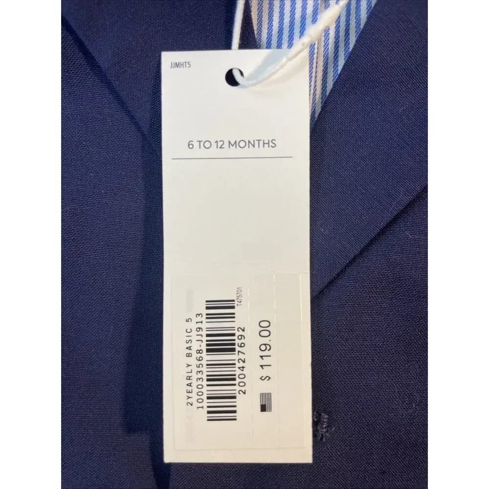 Janie And Jack Blue The Classic Blazer Size 6 To 12 Months Navy Blue